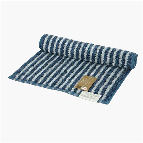 Khăn vải cotton kháng khuẩn khử mùi, siêu thấm hút Nissen 34x80cm CoCochiena CE-7023NB Navy Blue