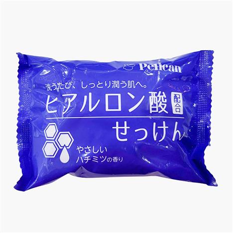 Xà phòng tắm Nhật Bản cấp ẩm sâu Pelican Hyaluronic acid soap 75g