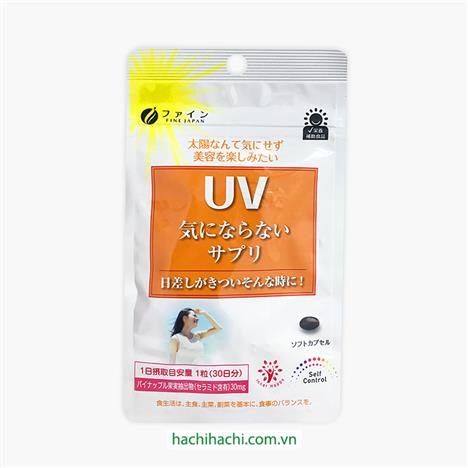 TPBVSK: Viên uống UV Care Plus Nhật Bản 30 viên, hạn chế lão hóa da, da sáng mịn