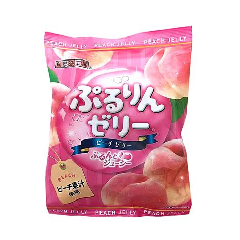 Thạch rau câu vị đào Fujisyo 154g (22g x 7 cái) chứa nước ép đào