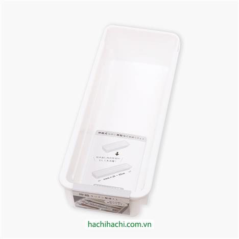 Khay đựng vật dụng, đồ dùng nhà bếp tùy chỉnh độ dài 25-42x9cm