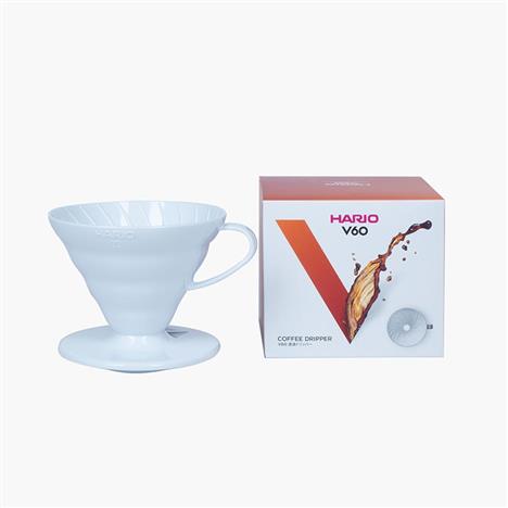 Phễu pha cà phê Hario VDR-02-W (Trắng) 1-4 cups