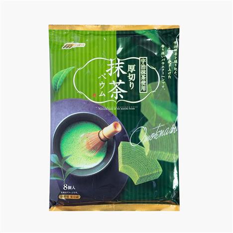 Bánh Baumkuchen trà xanh matcha Marukin 200g (8 cái) 