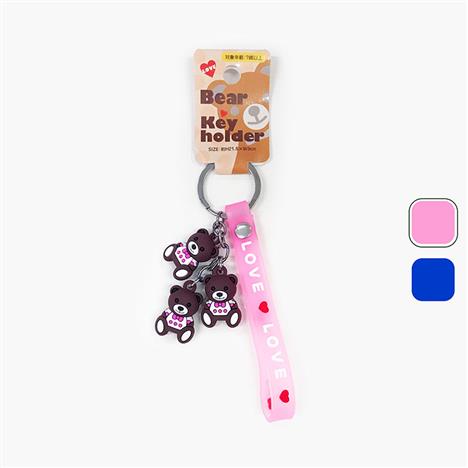 Móc chìa khóa 3 chú gấu (Nhiều mẫu)-Giao mẫu ngẫu nhiên