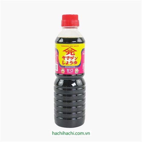 Nước tương đậu nành Shoyu Yamagen vị thanh dịu 500ml 