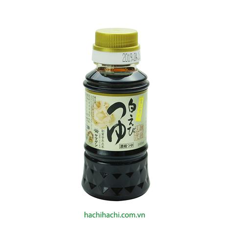 Nước tương ăn mì Tsuyu Yamagen vị tôm 160ml 