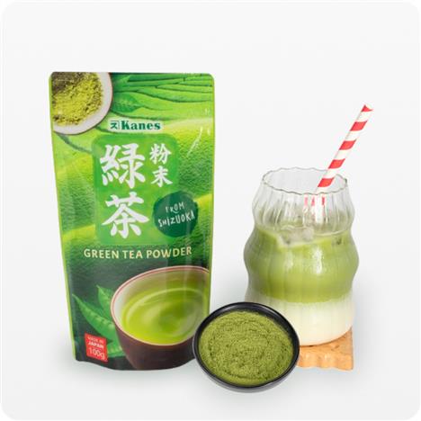 Bột trà xanh Nhật Bản Green Tea Powder Kanes 100g