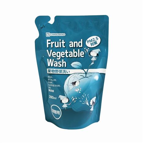 Nước rửa rau củ quả Nhật Bản Chinoshio 280ml, loại bỏ dư lượng thuốc bảo vệ thực vật, bụi mịn PM 2.5
