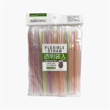 Ống hút nhựa bẻ cong 100 cái