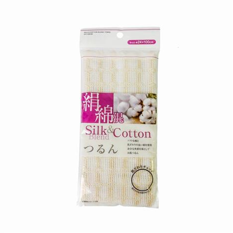 Khăn tắm tạo bọt lụa cotton mềm mại 24x100cm