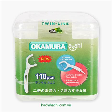 Tăm chỉ kẽ răng Okamura 110 cái