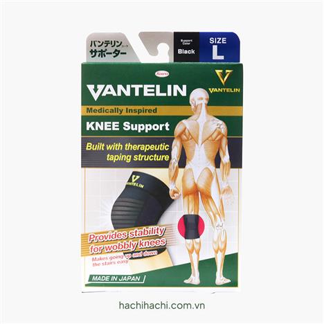 Đai bảo vệ đầu gối Vantelin Size L vòng đầu gối 37-40cm (Đen)