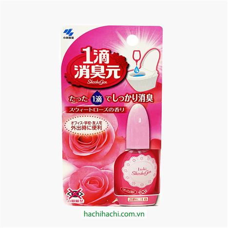 Nước nhỏ thơm bồn cầu Kobayashi 20ml Hương hoa hồng
