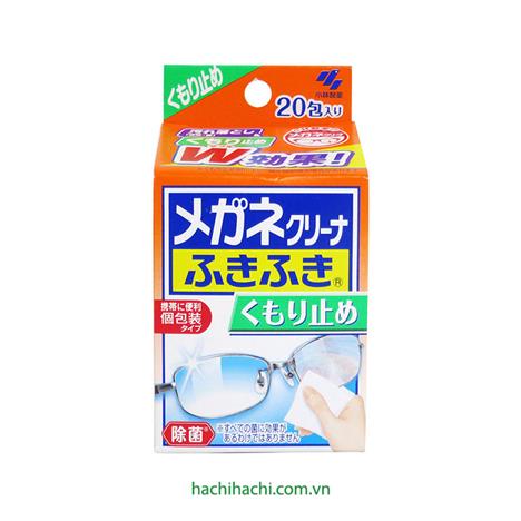 Khăn lau kính Nhật Bản chống sương mù, hơi nước 10x13.3cm 20 cái