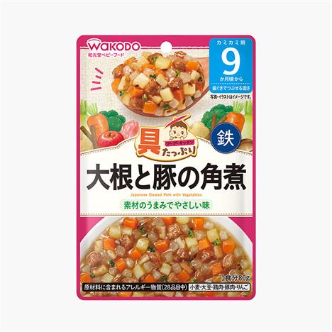 TPBS: Thịt heo và rau củ hầm kiểu Nhật 80g