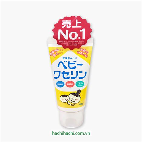 Baby Vaseline dưỡng ẩm 60g, không phụ gia, thích hợp cho trẻ sơ sinh đến người lớn