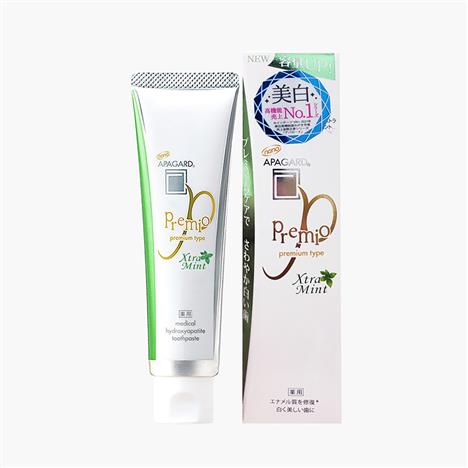 Kem đánh răng cao cấp Apagard bạc hà  Premio Xtra Mint 53g, làm trắng răng, ngăn ngừa hôi miệng