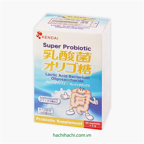 TPBVSK: Men vi sinh Nhật Bản Kendai Super Probiotic 2gx20 gói, cân bằng vi sinh đường ruột, tiêu hóa khỏe mạnh