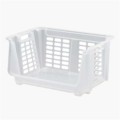 Kệ xếp tầng đa năng có bánh xe Sanka 45x34x23cm (Trắng)