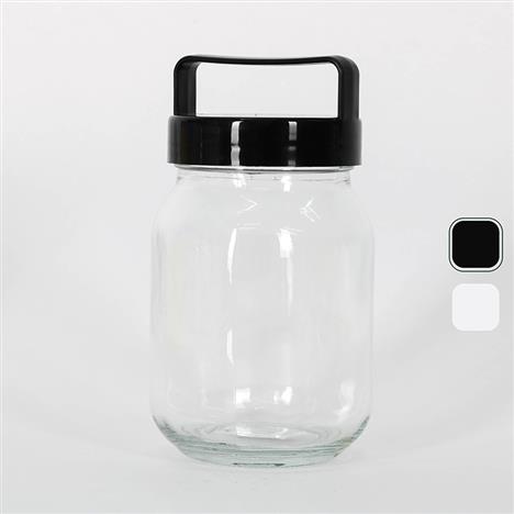 Hũ thuỷ tinh 450ml Nắp có quai cầm (Nhiều mẫu)-Giao mẫu ngẫu nhiên