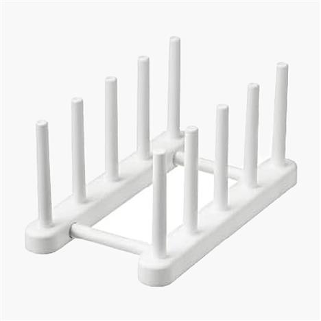 Giá úp đĩa, thớt, ly 4 ngăn (10 nhánh) Echo Metal 18.8x10.4cm