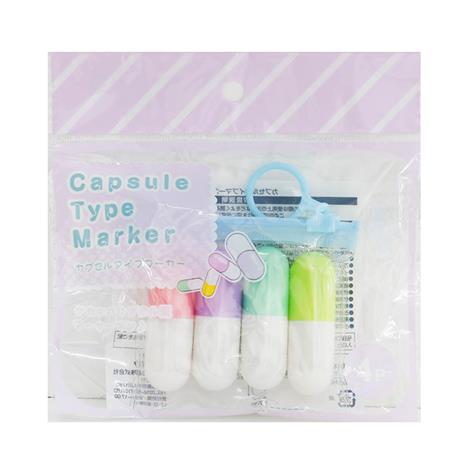 Bút lông 4 màu (Hình viên thuốc con nhộng)