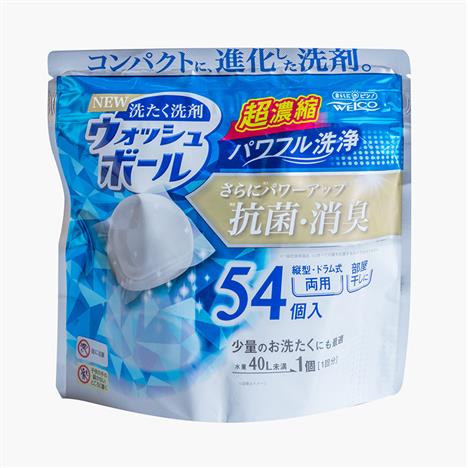 Viên gel giặt đậm đặc Welco kháng khuẩn khử mùi cho quần áo 54 viên