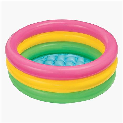 Bể bơi phao tròn cho bé Intex 61x22cm, kèm miếng vá dán sửa chữa