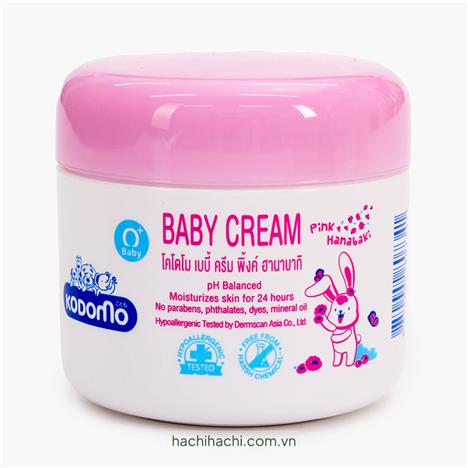 Kem dưỡng ẩm trẻ em Kodomo Pink Hanabaki 50g
