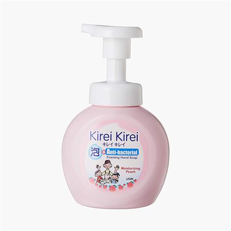 Bọt rửa tay Kirei Kirei hồng 250ml Hương đào
