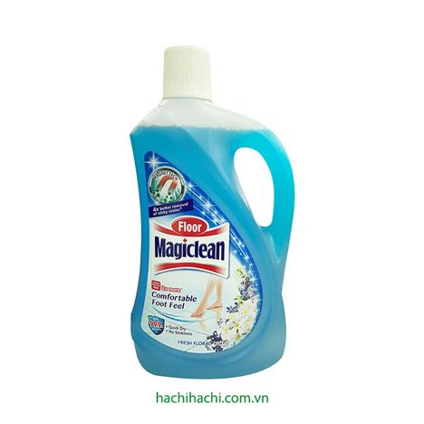 Nước lau sàn hương hoa thơm mát Magiclean 2L  Tiêu diệt 99,9% vi khuẩn