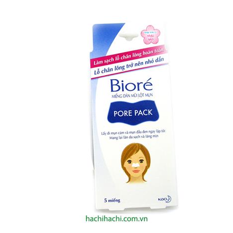 531 Miếng dán mũi lột mụn Biore Pore Pack 4 miếng