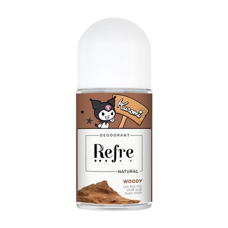 Lăn khử mùi chiết xuất thiên nhiên hương gỗ Woody Refre 40ml, Giảm tiết mồ hôi đến 48 tiếng