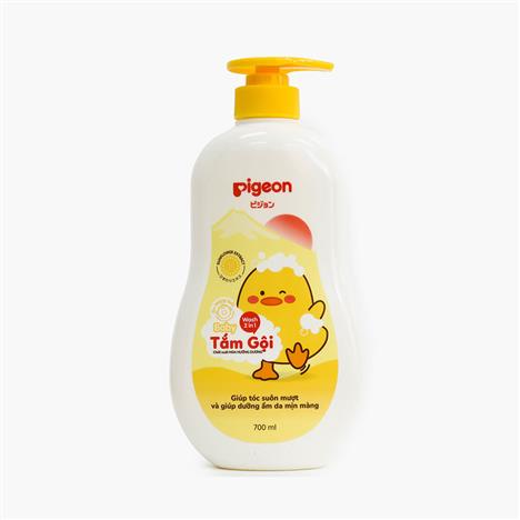 Sữa tắm gội Pigeon 2 trong 1 chiết xuất hoa hướng dương 700ml