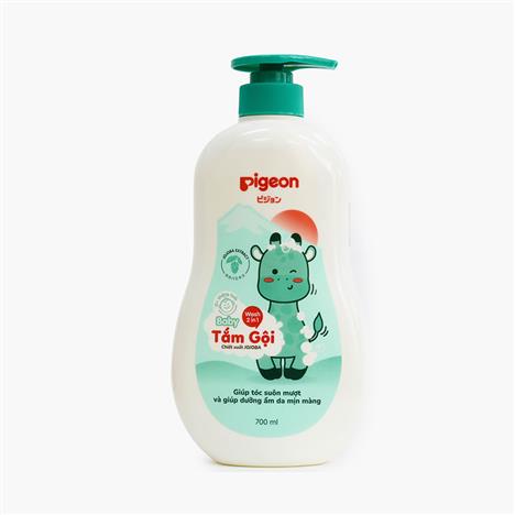 Sữa tắm gội Pigeon 2 trong 1 chiết xuất Jojoba 700ml