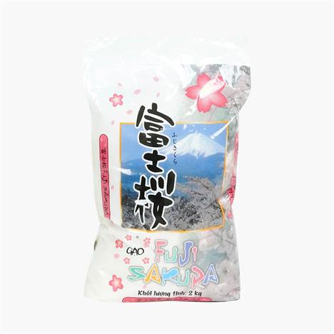 Gạo Fuji Sakura 2kg, 100% gạo giống Nhật