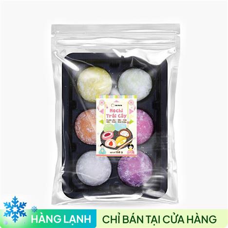 Mochi trái cây (chanh dây, dứa, dâu, dừa, xoài, dưa gang) 150g (6 cái)