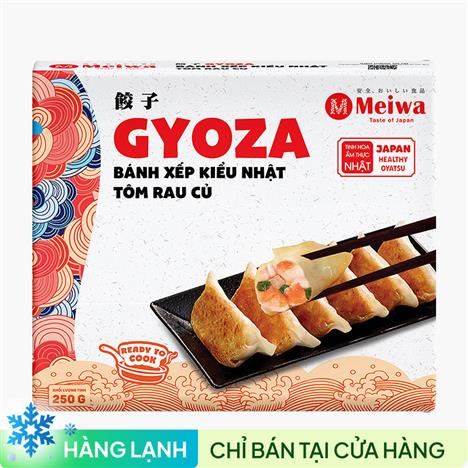 Gyoza - Bánh xếp kiểu Nhật - Tôm rau củ 250g (10 cái)
