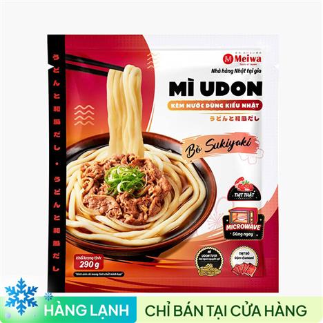Mì Udon kèm nước dùng kiểu Nhật bò Sukiyaki 290g