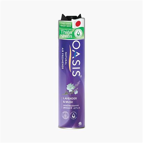Xịt phòng Oasis Natural Lavender & Musk 320ml
