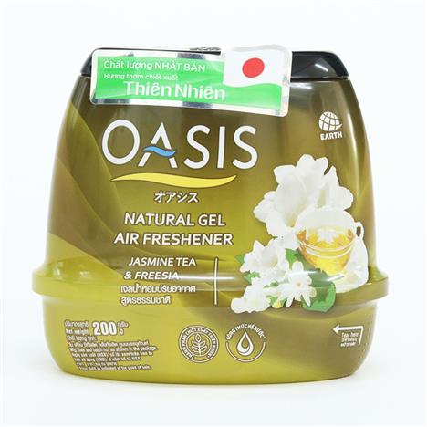 Sáp thơm Oasis Natural Jasmine Tea Freesia 200g (Hoa lài)