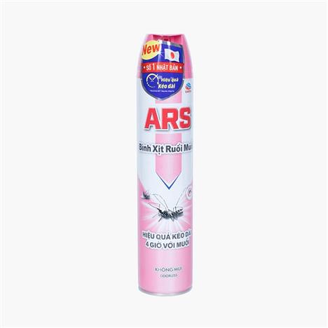 Bình xịt ruồi muỗi ARS PINK 600ml Không mùi hương, tác dụng kéo dài trong 4 giờ với muỗi