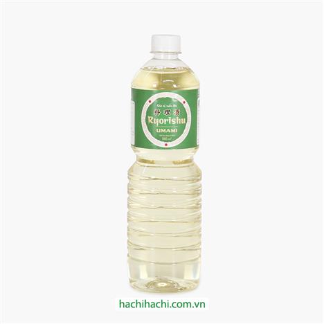 Gia vị nấu ăn Ryorishu Umami 880ml (Rượu nấu ăn, Rượu sake nấu ăn, nồng độ ethanol 14%)