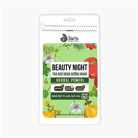 Trà ngủ ngon dưỡng nhan Beauty Night Jan