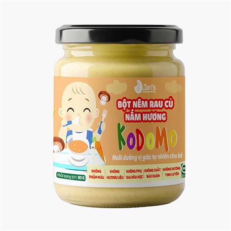 Bột nêm rau củ nấm hương Kodomo 90g