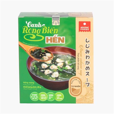 Canh rong biển hến Asuzac 35g (3.5gx10gói)