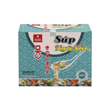 Súp ngũ sắc Asuzac 30g (10gx3 gói)