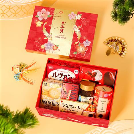 Hộp quà Tết Nhật 2026 Vạn Phúc Manpuku 02 (7 món)