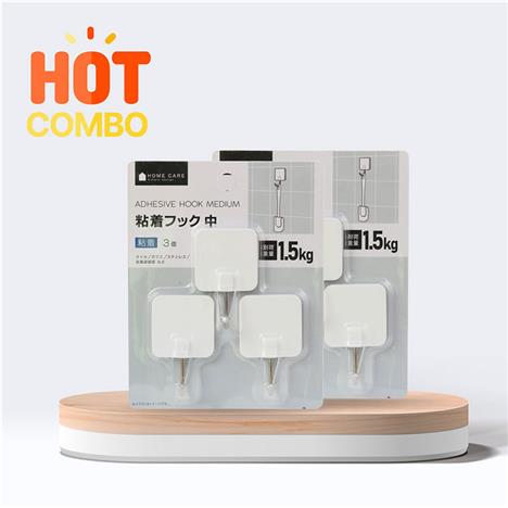 Combo siêu tiết kiệm 2 Móc dán 3 cái