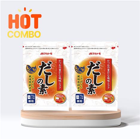 Combo siêu tiết kiệm 2 Bột nêm Dashi cá ngừ Marutomo 70g
